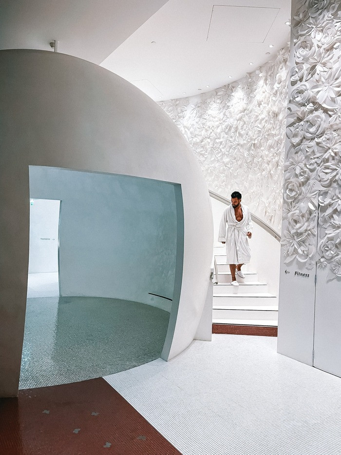 Bể bơi trong nhà tại Mandarin Oriental Paris