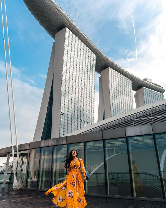 Bể bơi vô cực tại Marina Bay Sands