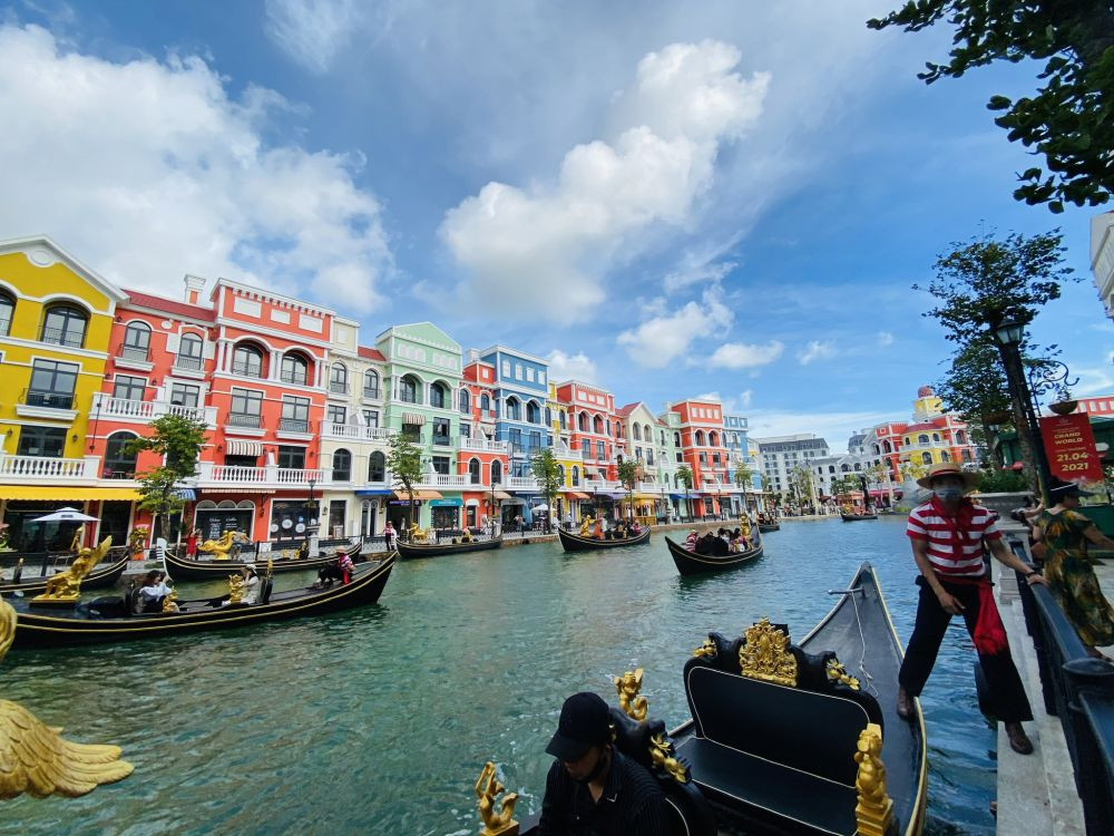 Bến thuyền Gondola tại Grand World Phú Quốc