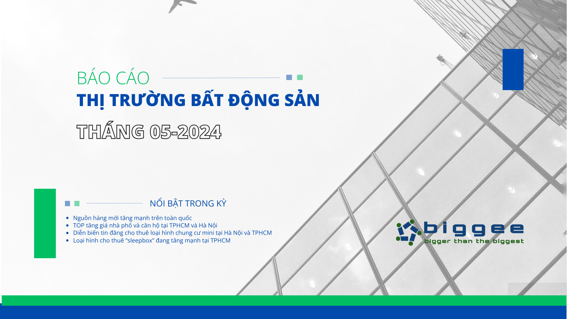 Báo cáo thị trường tháng 05/2024: nguồn hàng mới tăng mạnh, mảng cho thuê chung cư mini và sleepbox tăng trở lại tại TPHCM