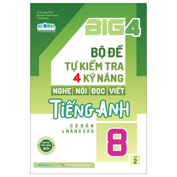Big 4 bộ đề kiểm tra 4 kỹ năng Nghe – Nói – Đọc – Viết Tiếng Anh lớp 4