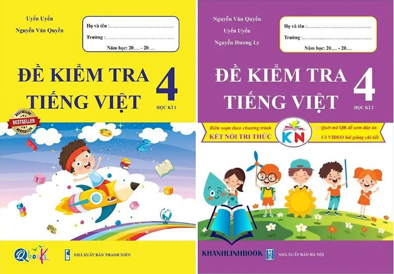 Bộ sách Đề Kiểm Tra Tiếng Việt lớp 4