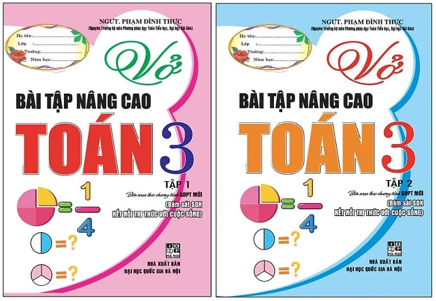 Bộ sách Vở Bài tập nâng cao Toán 3