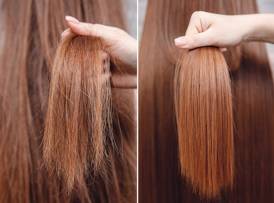 Bổ sung Keratin cho tóc nhuộm