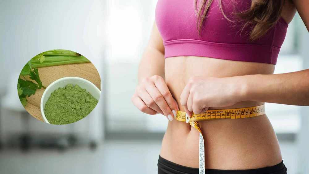Bột cần tây gạo lứt và kiểm soát cân nặng
