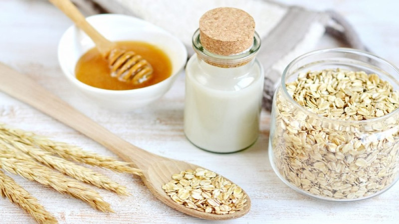 Bột yến mạch làm sạch nhẹ nhàng