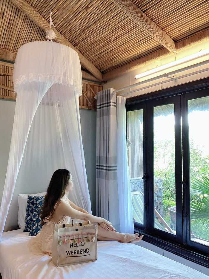 Bungalow hướng vườn tại Tam Cốc Rice Fields Resort