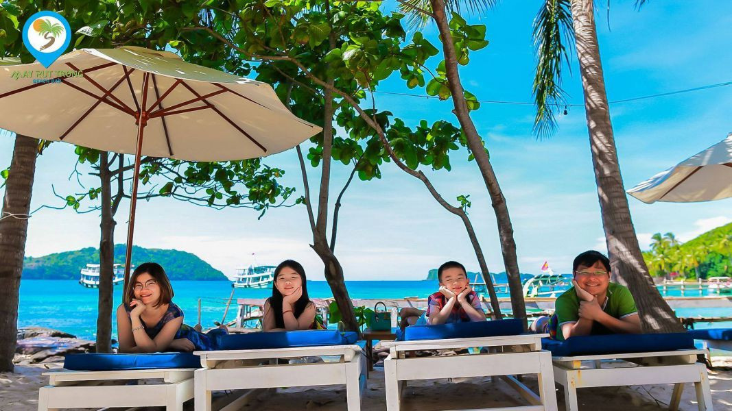 Cả nhà cùng ghé thăm hòn Mây Rút Trong Phú Quốc