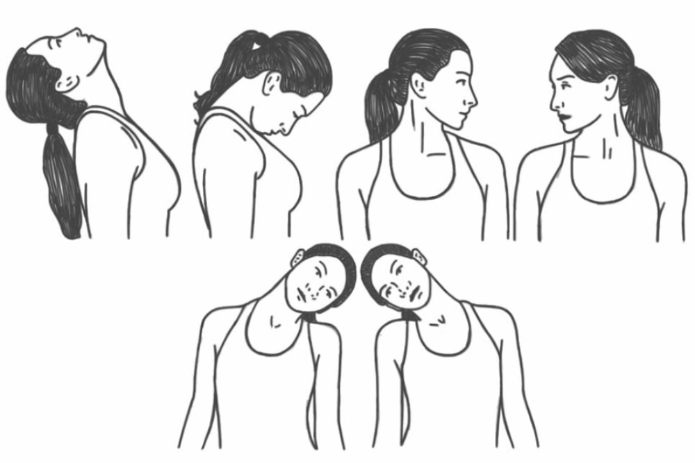 Các bài tập thể dục cho vùng da cổ