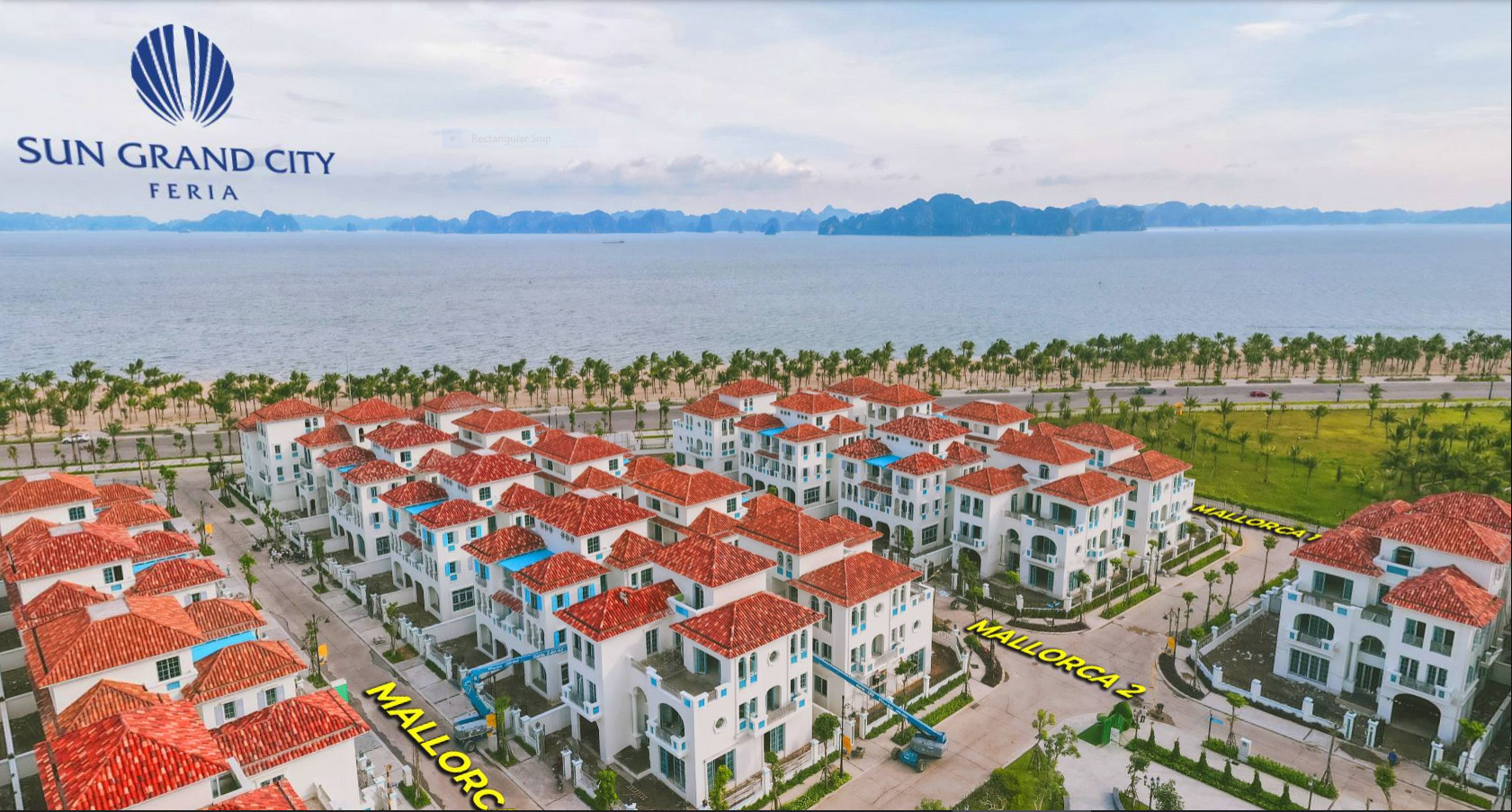 Các căn biệt thự đã hoàn thiện