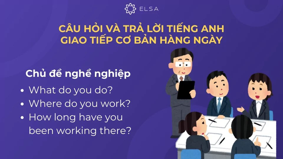 Các câu giao tiếp với chủ đề nghề nghiệp