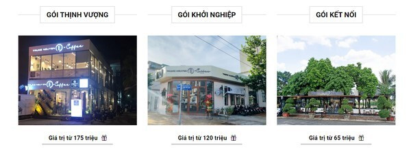 Các gói nhượng quyền E Coffee