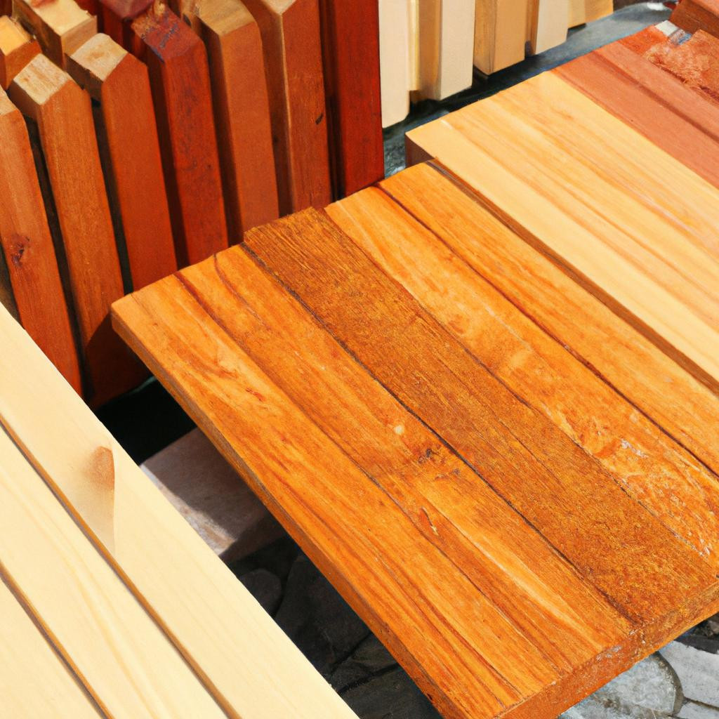 Ứng dụng gỗ biến tính trong trang trí sân vườn