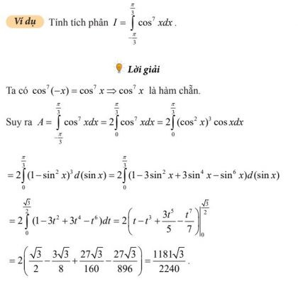 Các lớp tích phân đặc biệt