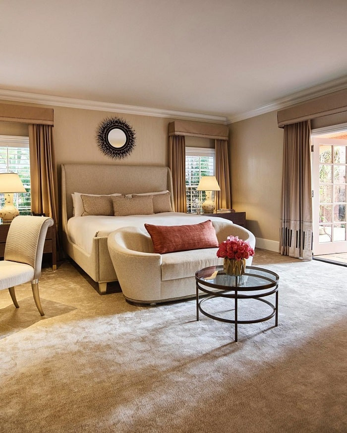 Các phòng ở khách sạn Beverly Hills Hotel