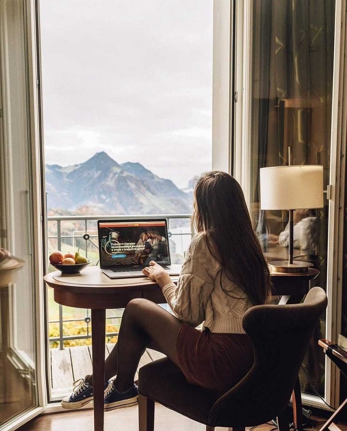 các phòng ở khách sạn Hotel Villa Honegg