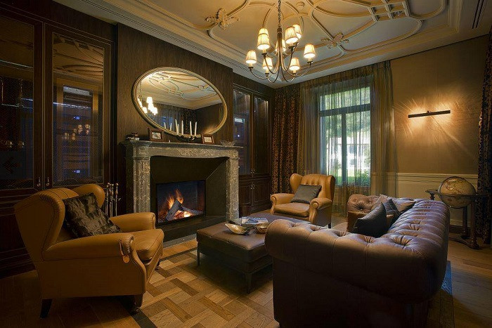 các phòng ở khách sạn Hotel Villa Honegg