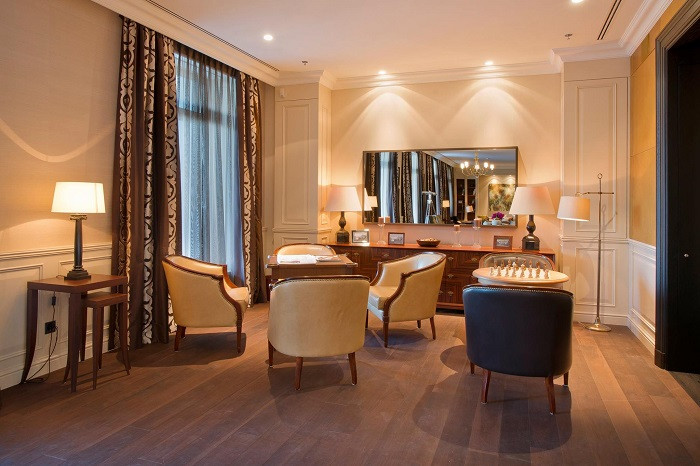 các phòng ở khách sạn Hotel Villa Honegg