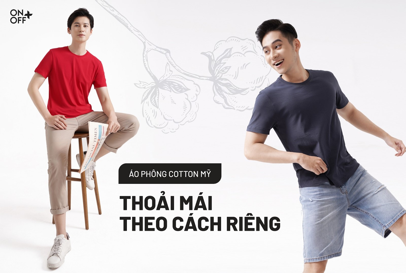 Các sản phẩm áo thun, quần short của ONOFF