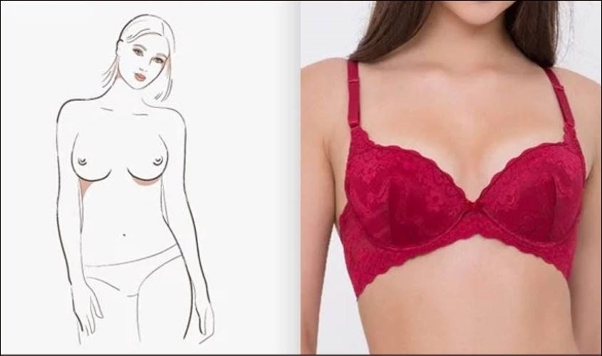 Cách chọn áo bra cho khe ngực rộng