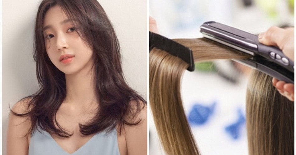 Cách để làm thẳng tóc xoăn tự nhiên
