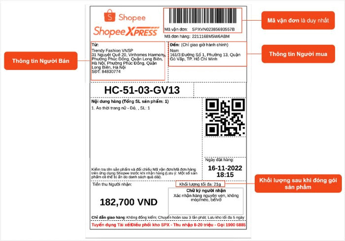 Cách in phiếu gửi hàng trên Shopee