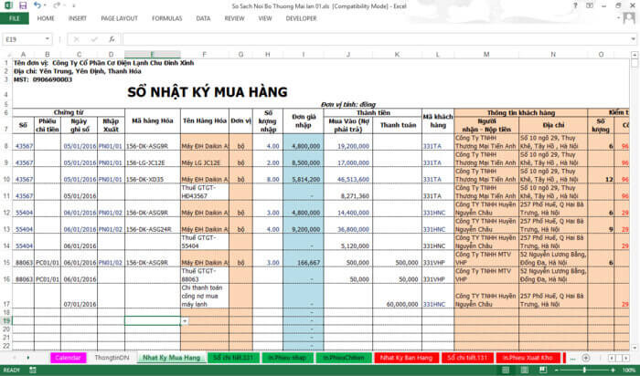 Cách tạo file quản lý trạng thái đơn hàng