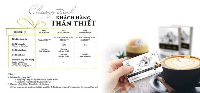 Cách thu hút khách hàng quán cafe bằng chính sách chăm sóc, đãi ngộ khách hàng thân thiết