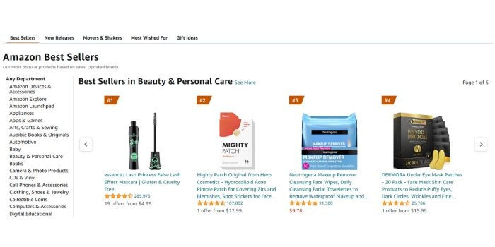 Cách tìm sản phẩm hot trend trên Amazon