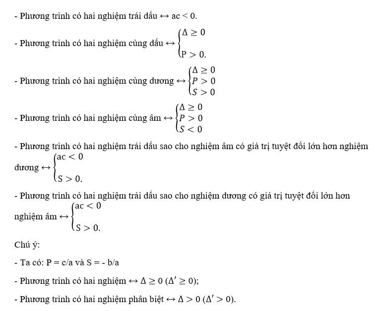 Ứng Dụng Hệ Thức Vi Et và Vận Dụng Trong Giải Toán Đại Số