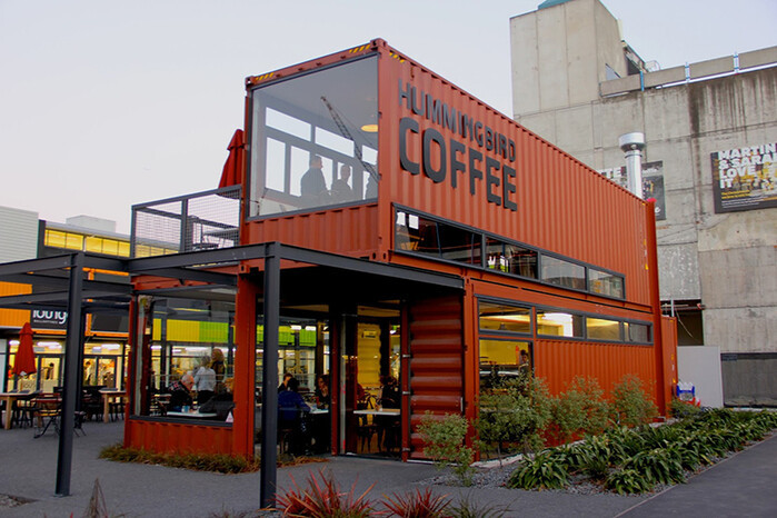 Cafe container nhiều tầng