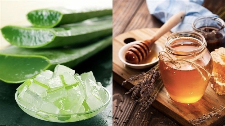 Cải thiện gàu cho tóc nhuộm bằng nha đam và mật ong