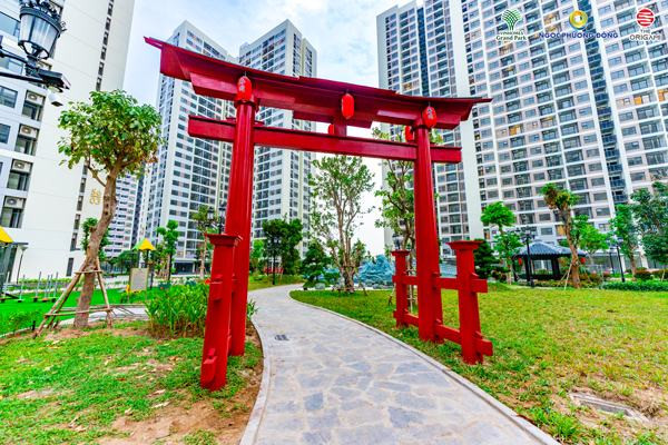 Cảnh quan nghệ thuật tại Vườn Nhật