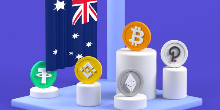 Cảnh quan tại một sự kiện blockchain ở Australia.