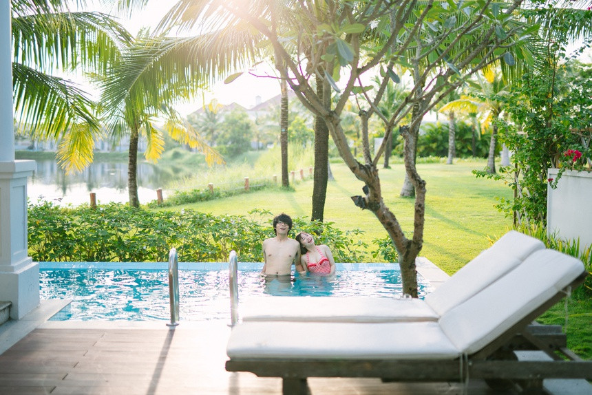 Cặp đôi check-in ngay tại resort Phú Quốc