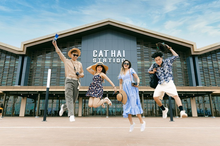 Cáp treo khu vực Cát Bà
