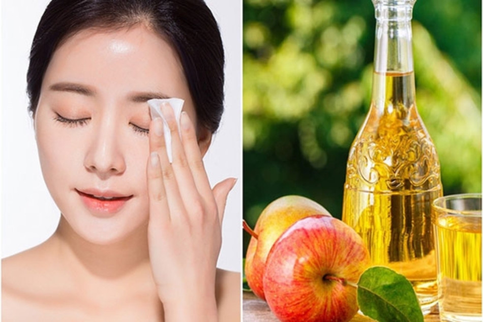 Chăm sóc da bằng giấm táo