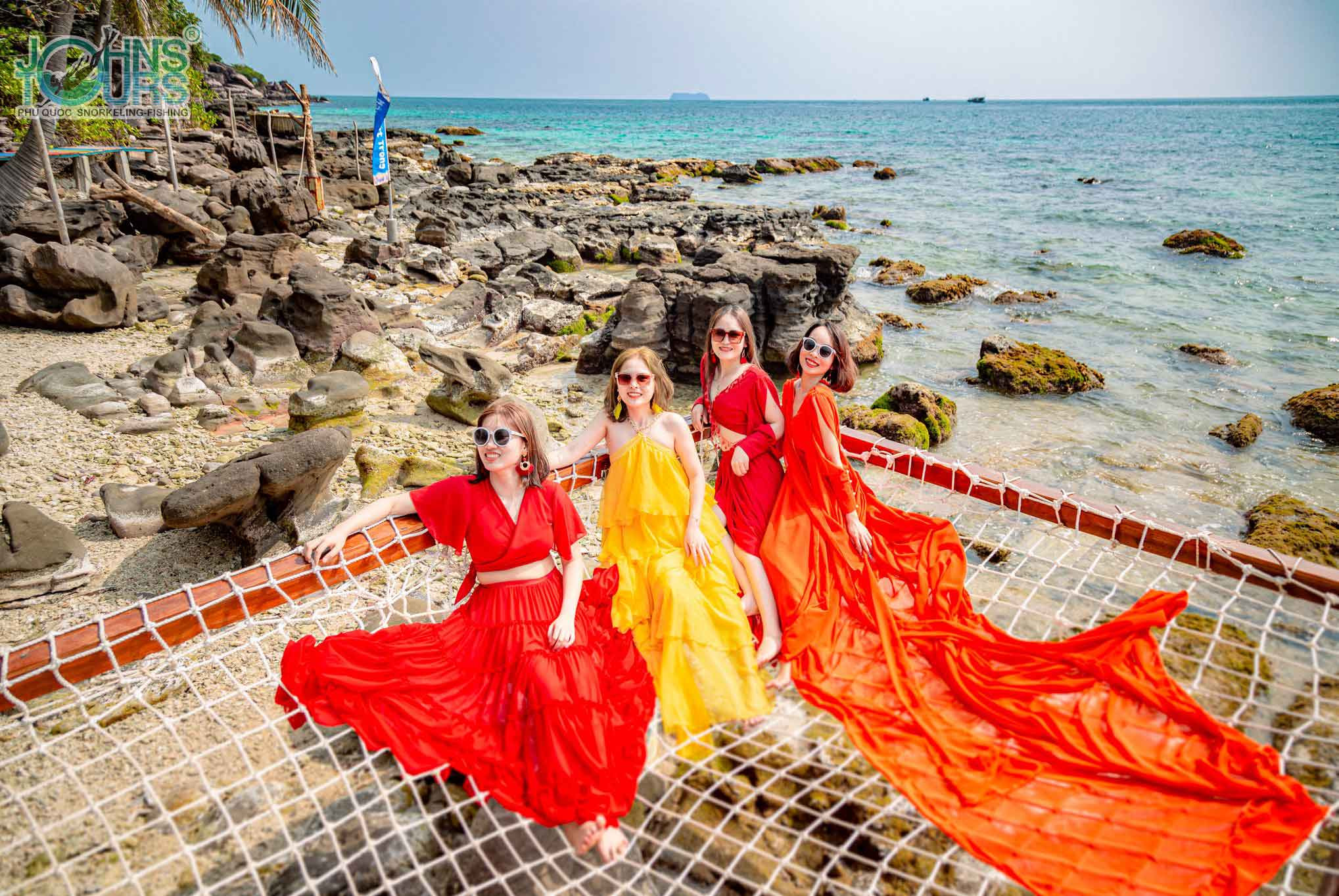Check in võng lưới Bali tại Mây Rút Trong Phú Quốc