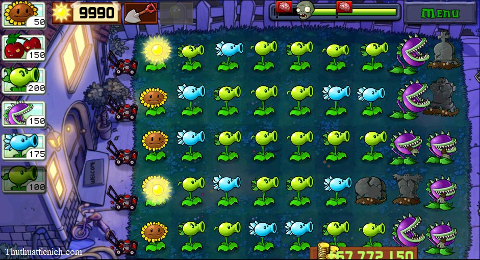 Chiến thuật trong Plants vs. Zombies