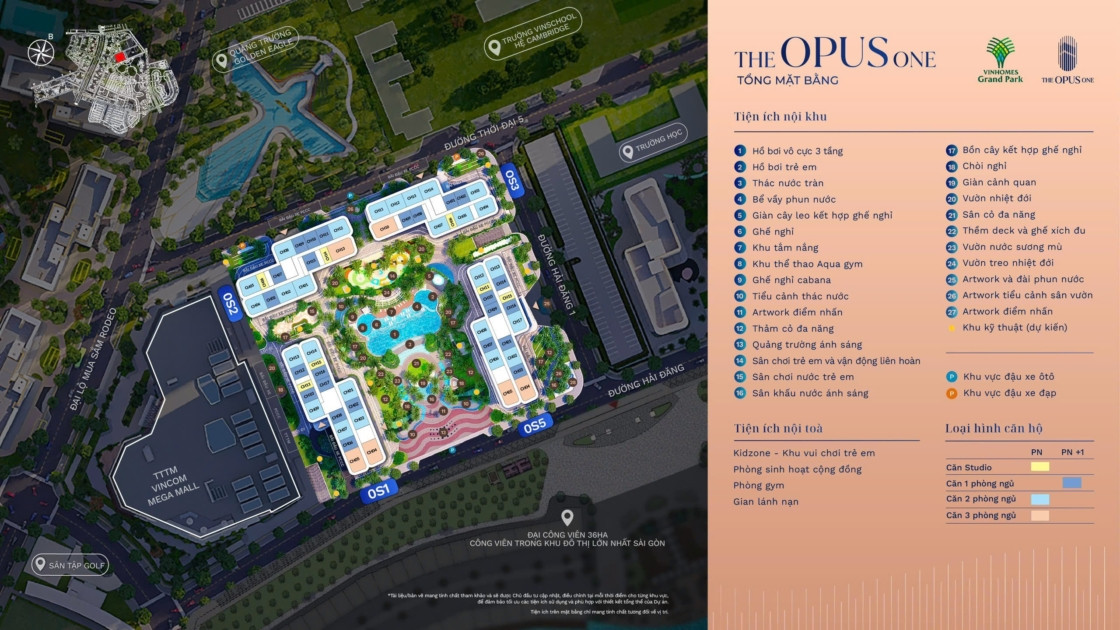 Chính sách bán hàng hấp dẫn tại The Opus One – Vinhome Grand Park