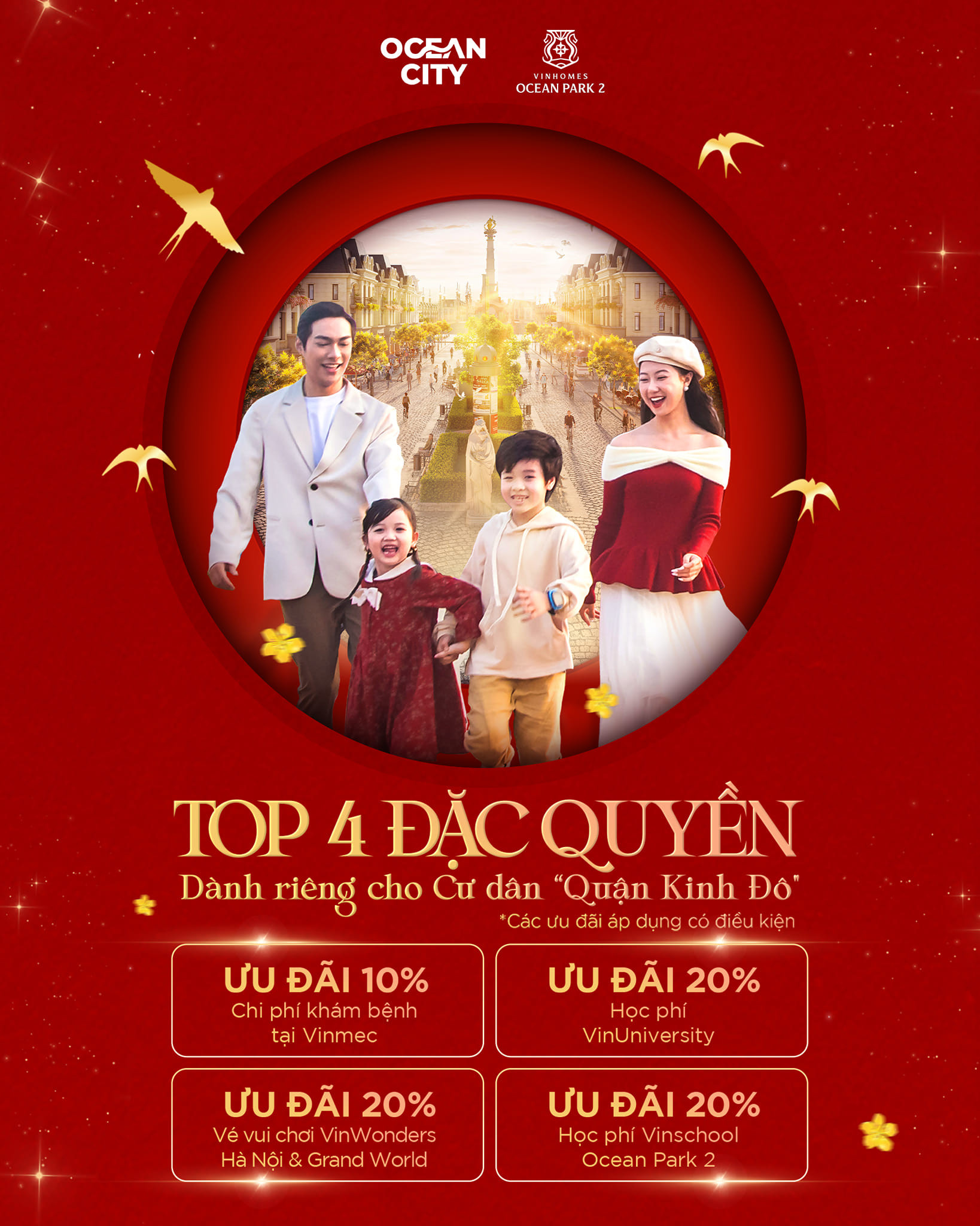 Chính sách ưu đãi cư dân Vinhomes Ocean Park 2
