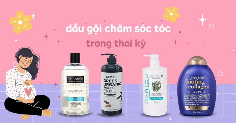 Chọn dầu gội từ thương hiệu uy tín cho bà bầu
