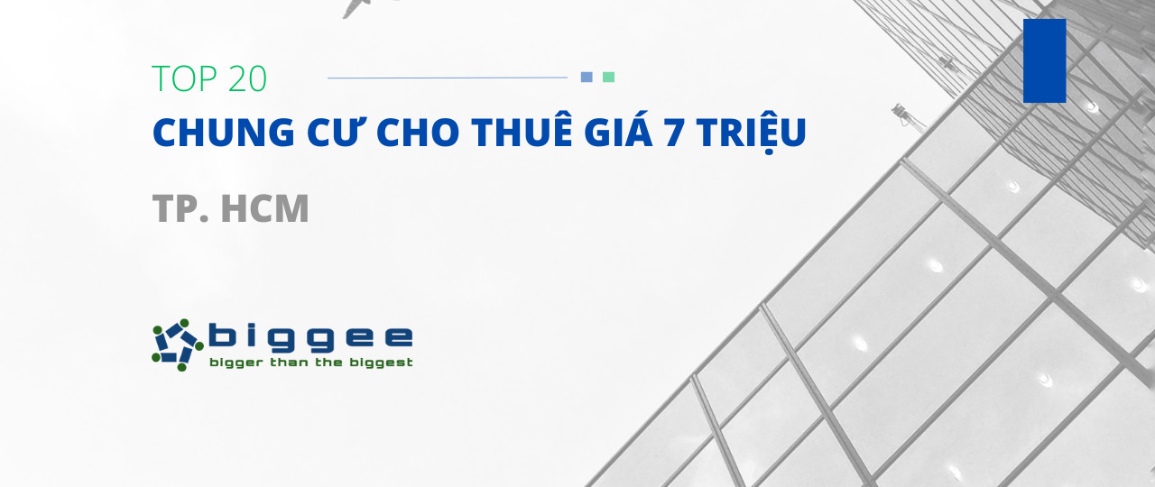Top 20 chung cư cho thuê giá 7 triệu tốt nhất TP.HCM