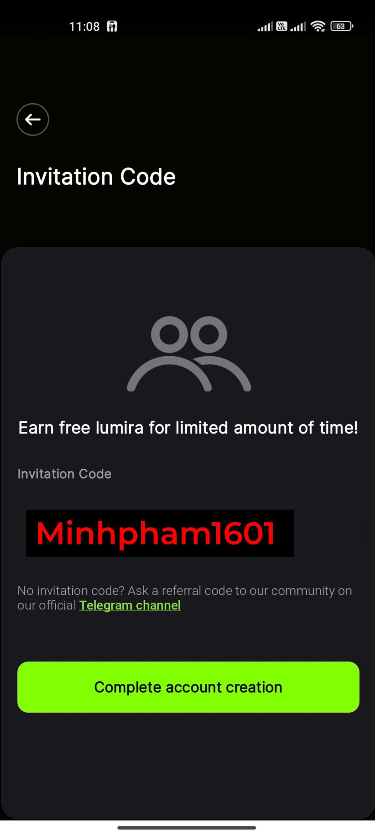 code lumira coin
