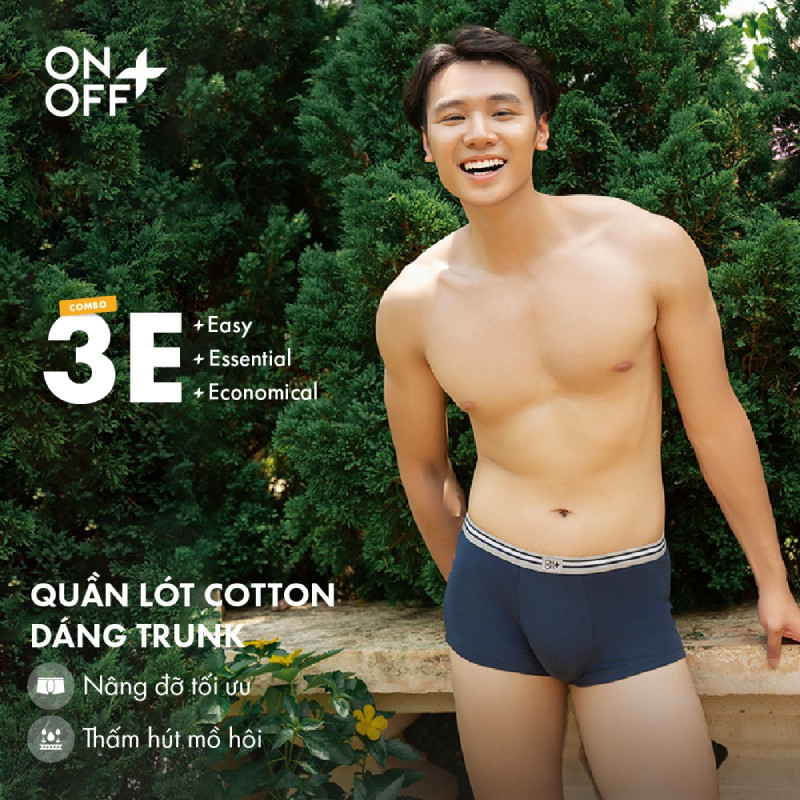 combo 3e quần lót nam onoff