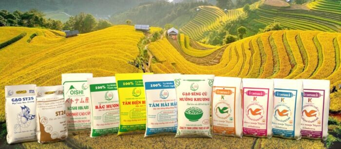 Cửa hàng bán buôn gạo Duyên Hồng