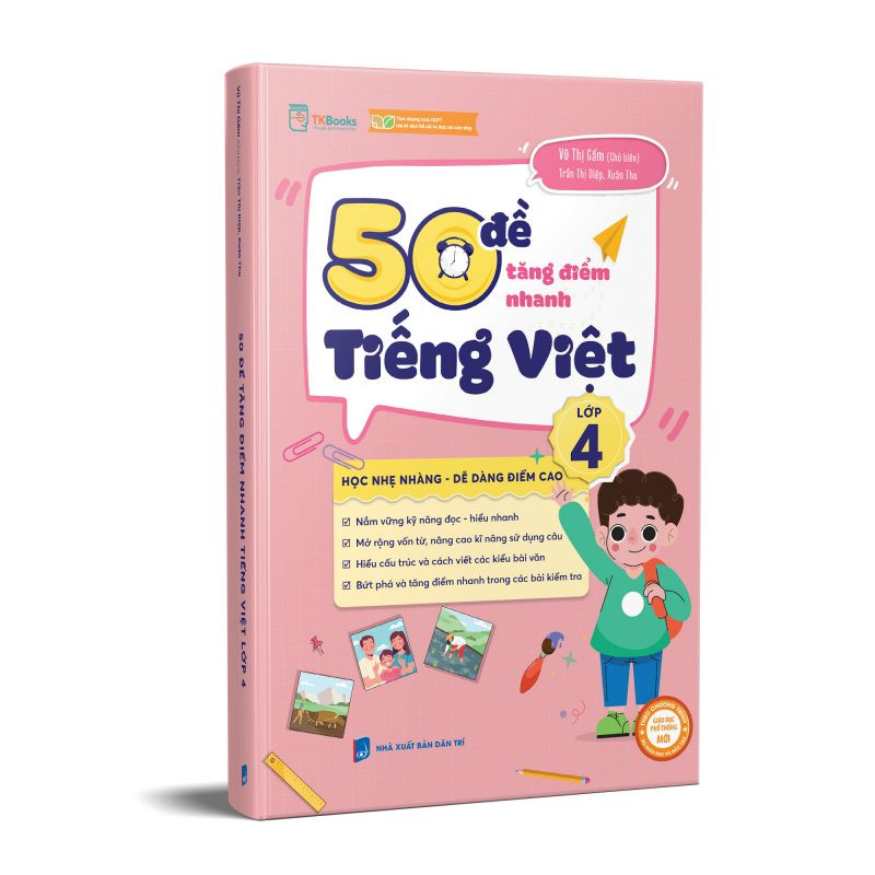 Top 5 sách tham khảo Tiếng Việt lớp 4 nên mua nhất hiện nay