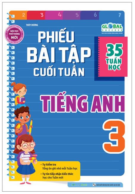 Cuốn sách Phiếu bài tập cuối tuần Tiếng Anh 3