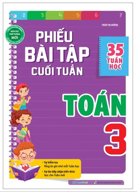 Cuốn sách Phiếu bài tập cuối tuần Toán 3