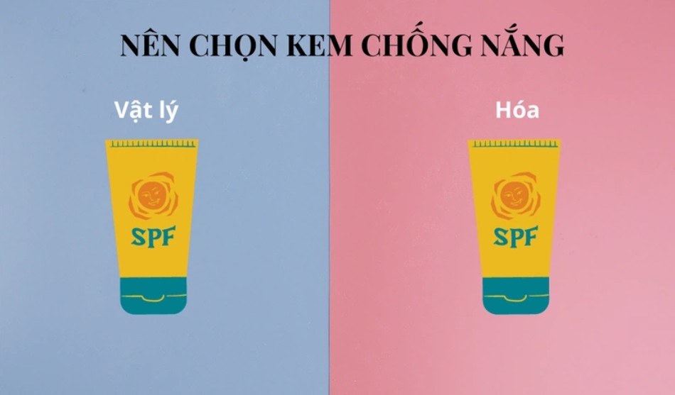 Da Hỗn Hợp Thiên Dầu Nên Dùng Kem Chống Nắng Vật Lý Hay Hóa Học?
